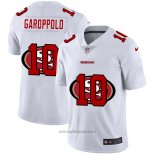 Maglia NFL Limited San Francisco 49ers Gaeoppplo Logo Dual Overlap Bianco