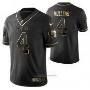 Maglia NFL Limited San Francisco 49ers Nick Mullens Golden Edition Nero