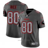 Maglia NFL Limited San Francisco 49ers Rice Static Fashion Grigio