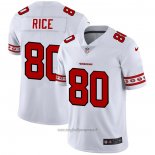 Maglia NFL Limited San Francisco 49ers Rice Team Logo Fashion Bianco