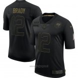 Maglia NFL Limited Tampa Bay Buccaneers Brady 2020 Salute To Service Nero