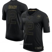 Maglia NFL Limited Tampa Bay Buccaneers Brady 2020 Salute To Service Nero