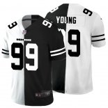 Maglia NFL Limited Washington Commanders Young White Black Split