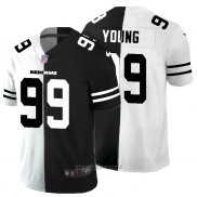 Maglia NFL Limited Washington Commanders Young White Black Split