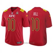 Maglia NFL Pro Bowl AFC Hill 2017 Rosso
