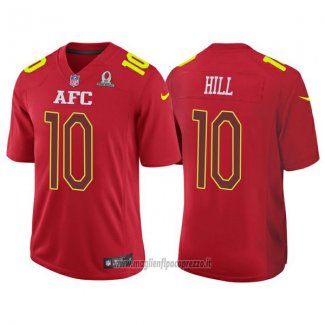 Maglia NFL Pro Bowl AFC Hill 2017 Rosso