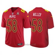 Maglia NFL Pro Bowl AFC Miller 2017 Rosso