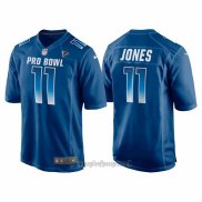 Maglia NFL Pro Bowl Atlanta Falcons 11 Julio Jones NFC 2018 Blu