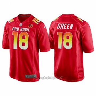 Maglia NFL Pro Bowl Cincinnati Bengals 18 A.j. Verde AFC 2018 Rosso