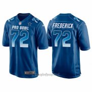 Maglia NFL Pro Bowl Dallas Cowboys 72 Travis Frojoerick NFC 2018 Blu