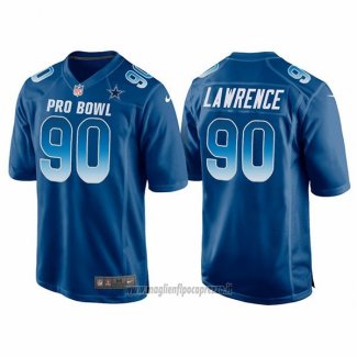 Maglia NFL Pro Bowl Dallas Cowboys 90 Demarcus Lawrence NFC 2018 Blu