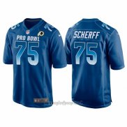 Maglia NFL Pro Bowl Washington Commanders 75 Brandon Scherff NFC 2018 Blu