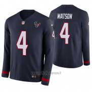 Maglia NFL Therma Manica Lunga Houston Texans Deshaun Watson Blu