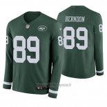 Maglia NFL Therma Manica Lunga New York Jets Chris Herndon Verde