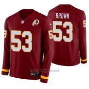 Maglia NFL Therma Manica Lunga Washington Commanders Zach Brown Rosso
