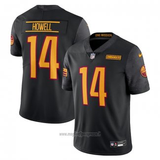 Maglia NFL Washington Commanders Sam Howell Alternato Vapor Untouchable Nero