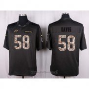 Maglia NFL Anthracite Carolina Panthers Davis 2016 Salute To Service