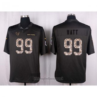 Maglia NFL Anthracite Houston Texans Watt 2016 Salute To Service