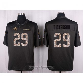 Maglia NFL Anthracite Los Angeles Rams Dickerson 2016 Salute To Service