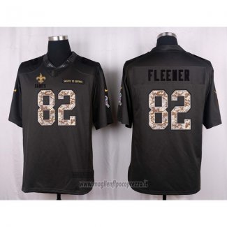 Maglia NFL Anthracite New Orleans Saints Fleener 2016 Salute To Service