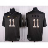 Maglia NFL Anthracite Philadelphia Eagles Wentz 2016 Salute To Service