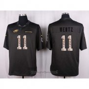 Maglia NFL Anthracite Philadelphia Eagles Wentz 2016 Salute To Service