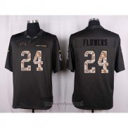 Maglia NFL Anthracite San Diego Chargers Flowers 2016 Salute To Service