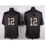 Maglia NFL Anthracite Seattle Seahawks Fan 2016 Salute To Service