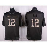 Maglia NFL Anthracite Seattle Seahawks Fan 2016 Salute To Service