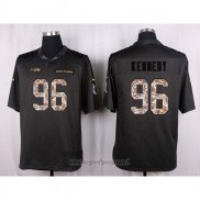 Maglia NFL Anthracite Seattle Seahawks Kennedy 2016 Salute To Service
