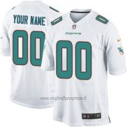 Maglia NFL Bambino Miami Dolphins Personalizzate Bianco