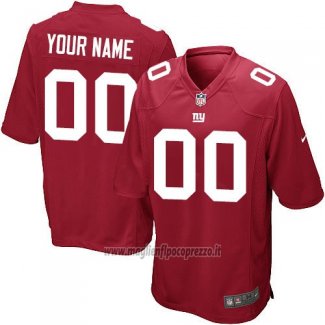 Maglia NFL Bambino New York Giants Personalizzate Rosso