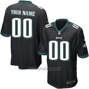 Maglia NFL Bambino Philadelphia Eagles Personalizzate Nero