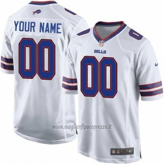 Maglia NFL Buffalo Bills Personalizzate Bianco