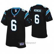 Maglia NFL Donna Carolina Panthers Taylor Heinicke Nero Pro Line