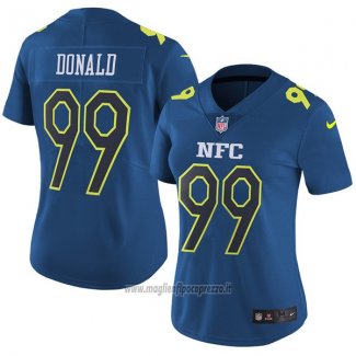 Maglia NFL Donna Pro Bowl NFC Donald 2017 Blu