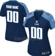 Maglia NFL Donna Tennessee Titans Personalizzate Blu2