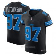 Maglia NFL Elite Detroit Lions Aidan Hutchinson Alternato Vapor F.U.S.E. Nero