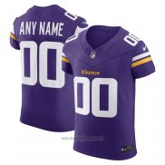 Maglia NFL Elite Minnesota Vikings Vapor F.U.S.E. Personalizzate Viola