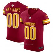 Maglia NFL Elite Washington Commanders Vapor F.U.S.E. Personalizzate Rosso