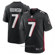 Maglia NFL Game Atlanta Falcons Bijan Robinson 2023 NFL Draft First Round Pick Nero