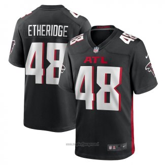 Maglia NFL Game Atlanta Falcons Dorian Etheridge Nero