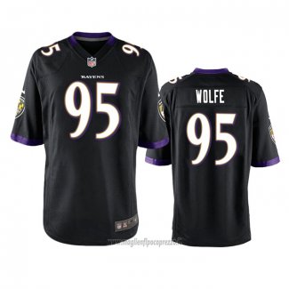 Maglia NFL Game Baltimore Ravens Derek Wolfe Nero