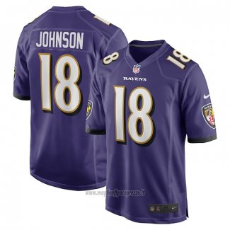 Maglia NFL Game Baltimore Ravens Diontae Johnson Viola