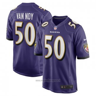 Maglia NFL Game Baltimore Ravens Kyle Van Noy Viola