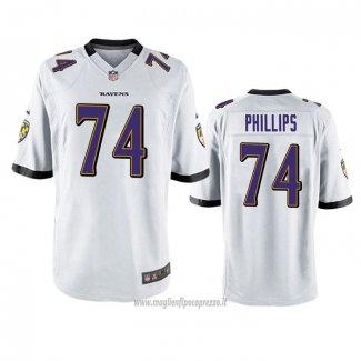 Maglia NFL Game Baltimore Ravens Tyre Phillips Bianco