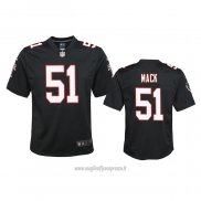 Maglia NFL Game Bambino Atlanta Falcons Alex Mack Throwback 2020 Nero