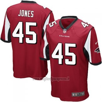 Maglia NFL Game Bambino Atlanta Falcons Jones Rosso