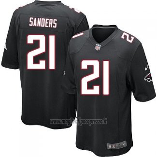 Maglia NFL Game Bambino Atlanta Falcons Sanders Nero