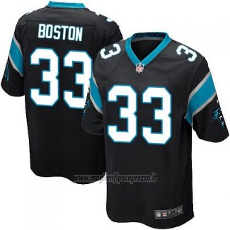 Maglia NFL Game Bambino Carolina Panthers Boston Nero